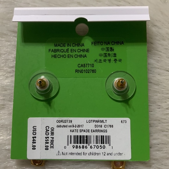 Kate Spade Drop Earrings - Picture 3 of 3